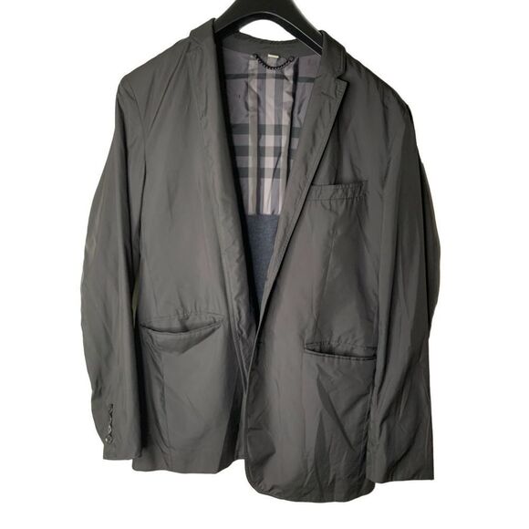 Burberry London blazer jacket vented black nova check women’s size 50 / US 16 - Picture 1 of 13